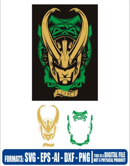 Loki, marvel, Multipurpose, svg, cut, dxf, eps, ai, cricut, silhouette, plotter, vinyl, decal, sticker, wall decor, tshirt, Cricut Cutting Machine