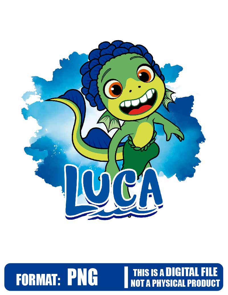 Luca splash grunge, disney, High Resolution, PNG, clip art, sublimation, instant download, High Resolution, printable, t-shirt shirt file art, print art