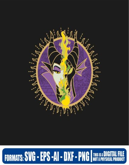 Disney Villain maleficent mistress of evil faces, disney, villain disney, villain, maleficent, cricut, eps, svg, pdf, png, file cut, t-shirt, file art, Multipurpose, svg, cut, dxf, eps, ai, cricut, silhouette, plotter, vinyl, decal, sticker, wall decor, tshirt, Cricut Cutting Machine