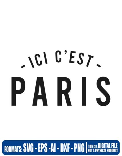 PSG Messi, Ici c’est paris messi 2, messi, paris, futbol, Multipurpose, svg, cut, dxf, eps, ai, cricut, silhouette, plotter, vinyl, decal, sticker, wall decor, tshirt, Cricut Cutting Machine