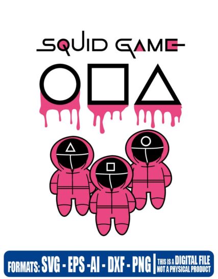 Squid game soldier blood, squid game, squid game 456, 456, netflix, cricut, eps, svg, pdf, png, file cut, t-shirt, file art, Multipurpose, svg, cut, dxf, eps, ai, cricut, silhouette, plotter, vinyl, decal, sticker, wall decor, tshirt, Cricut Cutting Machine