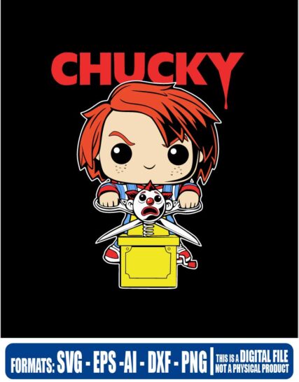 Chucky cutting, Trending, cricut, eps, svg, pdf, png, file cut, t-shirt, file art, Multipurpose, svg, cut, dxf, eps, ai, cricut, silhouette, plotter, vinyl, decal, sticker, wall decor, tshirt, Cricut Cutting Machine, chucky 2021