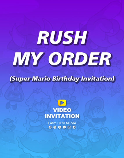 Rush My Order (buying this you'll get your invitation 3 times earlier )