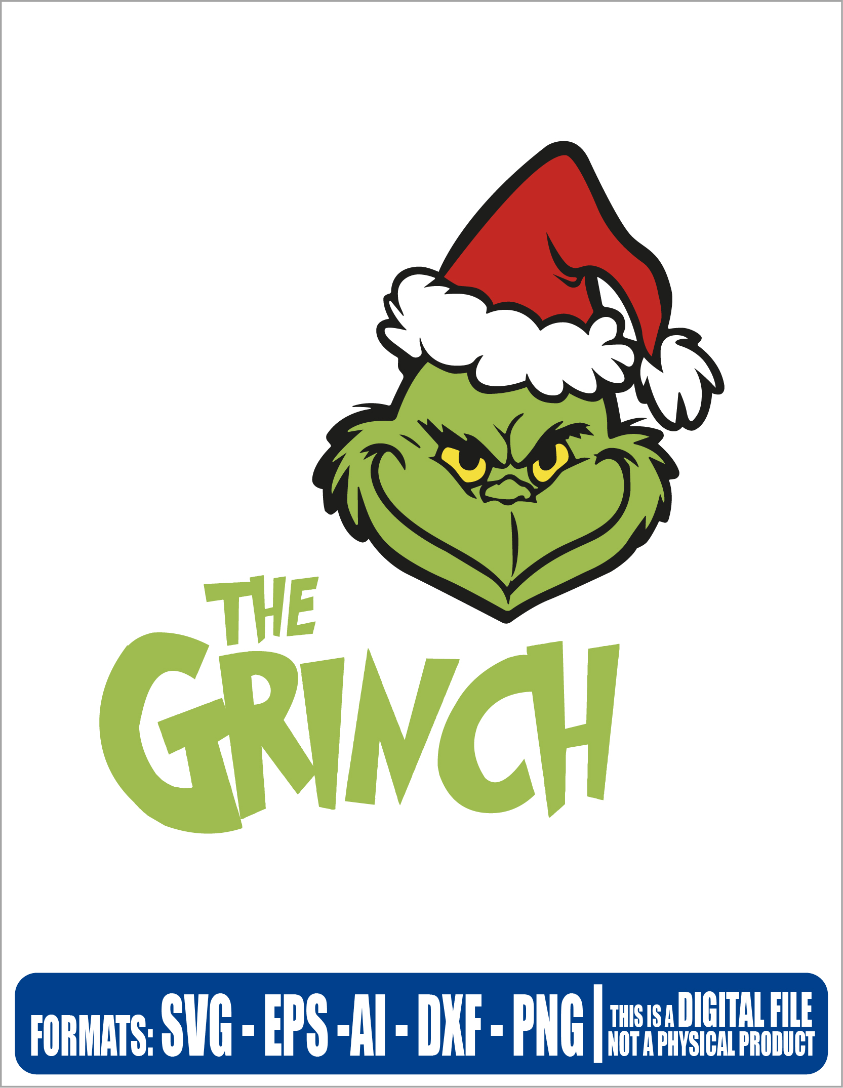 The grinch christmas, navidad, christmas, cricut, eps, svg, pdf, png, file cut, t-shirt, file art, Multipurpose, svg, cut, dxf, eps, ai, cricut, silhouette, plotter, vinyl, decal, sticker, wall decor, tshirt, Cricut Cutting Machine