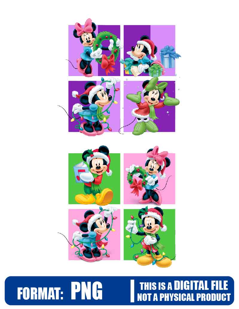 Mickey christmas, disney, mickey, christmas, navidad, minnie, High Resolution, PNG, clip art, sublimation, instant download, mug, High Resolution, printable, t-shirt shirt file art, print art