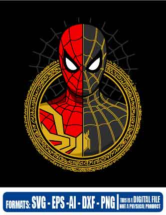 Spiderman no way home in front, spiderman, no way home, spiderman 2021, marvel, comic, cricut, eps, svg, disney, mickey, christmas, pdf, png, file cut, t-shirt, file art, Multipurpose, svg, cut, dxf, eps, ai, cricut, silhouette, plotter, vinyl, decal, sticker, wall decor, tshirt, Cricut Cutting Machin