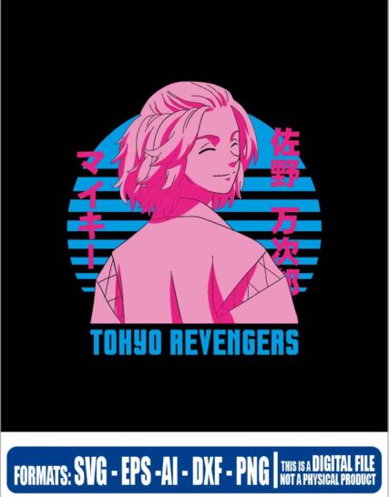 Anime  Mickey tokyo revengers, anime, svg, cricut, eps, svg, pdf, png, file cut, t-shirt, file art, Multipurpose, svg, cut, dxf, eps, ai, cricut, silhouette, plotter, vinyl, decal, sticker, wall decor, tshirt, Cricut Cutting Machine