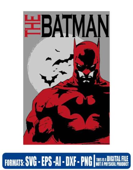 Batman red, comic, joker, svg, cricut, eps, svg, pdf, png, file cut, t-shirt, file art, Multipurpose, svg, cut, dxf, eps, ai, cricut, silhouette, plotter, vinyl, decal, sticker, wall decor, tshirt, Cricut Cutting Machine, Scalable Vector Graphics