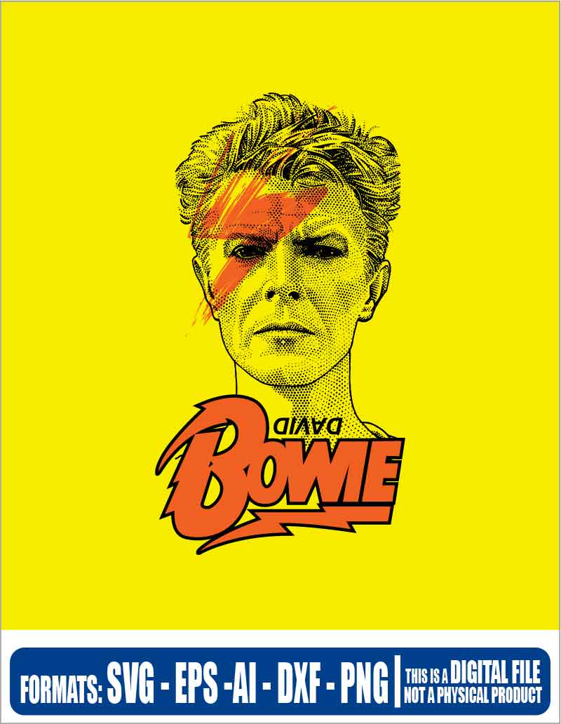David bowie face, rock, music, post punk, david bowie, svg, cricut, eps, svg, pdf, png, file cut, t-shirt, file art, Multipurpose, svg, cut, dxf, eps, ai, cricut, silhouette, plotter, vinyl, decal, sticker, wall decor, tshirt, Cricut Cutting Machine, Scalable Vector Graphics