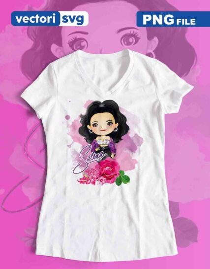 Selena quintanilla art watercolor  rosa, PNG, High Resolution, PNG, clip art, sublimation, instant download, High Resolution, printable, t-shirt shirt file art, print art, Scalable Graphics