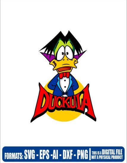 Halloween daffy duck duckula dracula, svg, cricut, eps, svg, pdf, png, file cut, t-shirt, file art, Multipurpose, svg, cut, dxf, eps, ai, cricut, silhouette, plotter, vinyl, decal, sticker, wall decor, tshirt, Cricut Cutting Machine, Scalable Vector Graphics