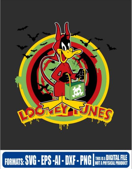 Halloween looney tunnes duffy duck lucas, svg, cricut, eps, svg, pdf, png, file cut, t-shirt, file art, Multipurpose, svg, cut, dxf, eps, ai, cricut, silhouette, plotter, vinyl, decal, sticker, wall decor, tshirt, Cricut Cutting Machine, Scalable Vector Graphics