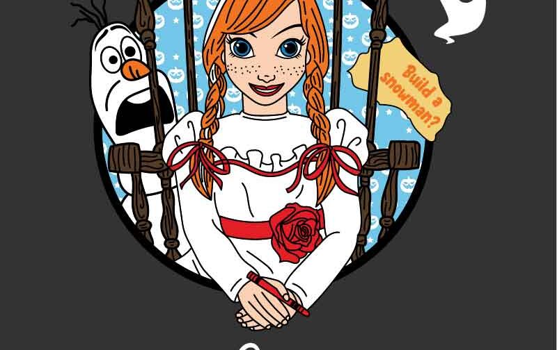 Princess halloween frozen anna, disney, Day of the Dead, svg, cricut, eps, svg, pdf, png, file cut, t-shirt, file art, Multipurpose, svg, cut, dxf, eps, ai, cricut, silhouette, plotter, vinyl, decal, sticker, wall decor, tshirt, Cricut Cutting Machine, Scalable Vector Graphics