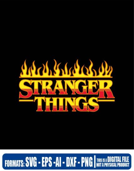 Stranger things flame fire, svg, cricut, eps, svg, pdf, png, file cut, t-shirt, file art, Multipurpose, svg, cut, dxf, eps, ai, cricut, silhouette, plotter, vinyl, decal, sticker, wall decor, tshirt, Cricut Cutting Machine, Scalable Vector Graphics