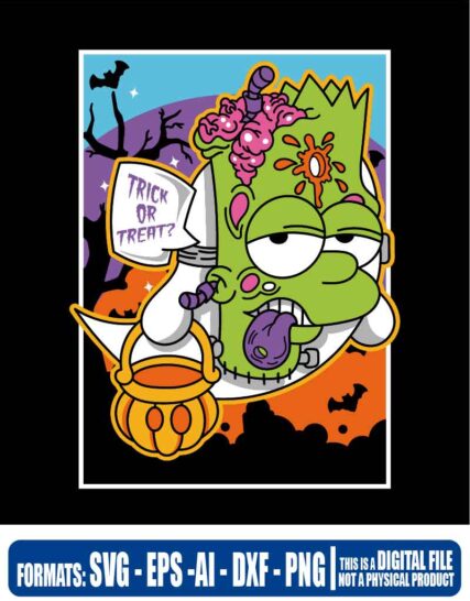 The simpson Halloween bart ghost, The simpsons Halloween bart, bart, svg, cricut, eps, svg, pdf, png, file cut, t-shirt, file art, Multipurpose, svg, cut, dxf, eps, ai, cricut, silhouette, plotter, vinyl, decal, sticker, wall decor, tshirt, Cricut Cutting Machine, Scalable Vector Graphics