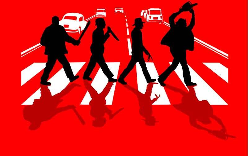 Halloween Abbey road killer red, svg, cricut, eps, svg, pdf, png, file cut, t-shirt, file art, Multipurpose, svg, cut, dxf, eps, ai, cricut, silhouette, plotter, vinyl, decal, sticker, wall decor, tshirt, Cricut Cutting Machine, Scalable Vector Graphics