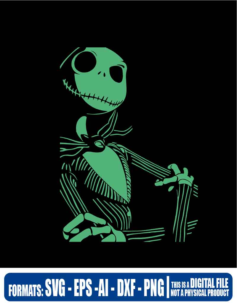 Halloween Jack Skellington 3, svg, cricut, eps, svg, pdf, png, file cut, t-shirt, file art, Multipurpose, svg, cut, dxf, eps, ai, cricut, silhouette, plotter, vinyl, decal, sticker, wall decor, tshirt, Cricut Cutting Machine, Scalable Vector Graphics
