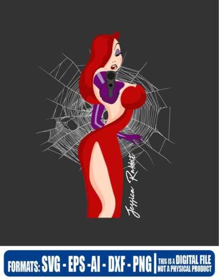 Halloween Jessica rabbit looney tunes roger rabbit 3, svg, cricut, eps, svg, pdf, png, file cut, t-shirt, file art, Multipurpose, svg, cut, dxf, eps, ai, cricut, silhouette, plotter, vinyl, decal, sticker, wall decor, tshirt, Cricut Cutting Machine, Scalable Vector Graphics