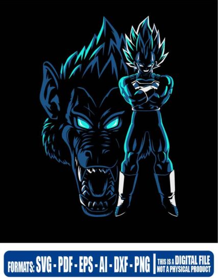 Dragon ball vegeta transformacion, svg, cricut, eps, svg, pdf, png, file cut, t-shirt, file art, Multipurpose, svg, cut, dxf, eps, ai, cricut, silhouette, plotter, vinyl, decal, sticker, wall decor, tshirt, Cricut Cutting Machine, Scalable Vector Graphics
