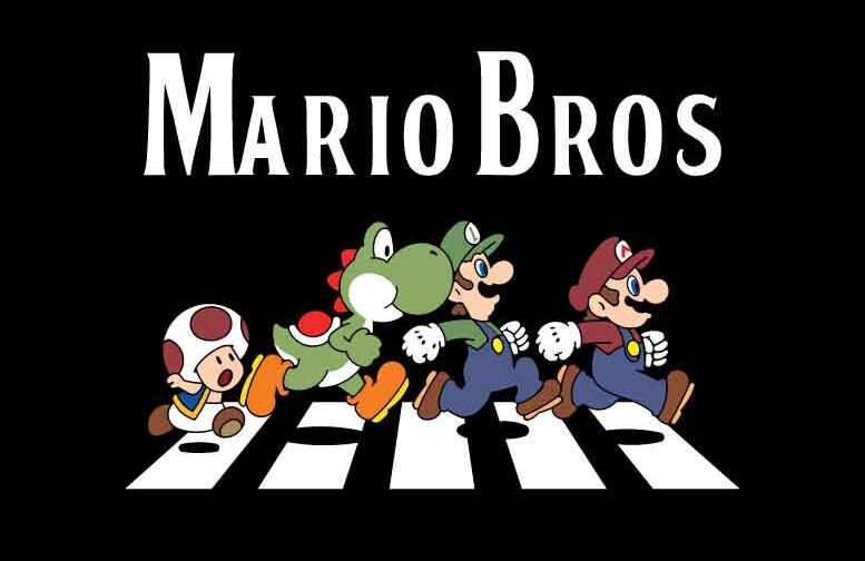 Mario bros the beatles, nintendo, yoshi, svg, cricut, eps, svg, pdf, png, file cut, t-shirt, file art, Multipurpose, svg, cut, dxf, eps, ai, cricut, silhouette, plotter, vinyl, decal, sticker, wall decor, tshirt, Cricut Cutting Machine, Scalable Vector Graphics
