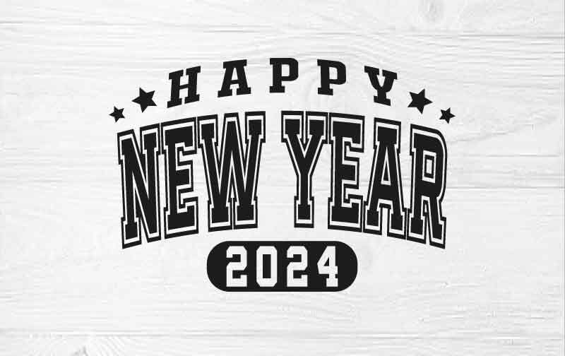 HAPPY NEW YEAR 2024, svg, cricut, eps, svg, pdf, png, file cut, t-shirt, file art, Multipurpose, svg, cut, dxf, eps, ai, cricut, silhouette, plotter, vinyl, decal, sticker, wall decor, tshirt, Cricut Cutting Machine, Scalable Vector Graphics