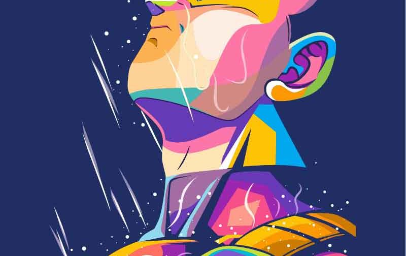 Dragon ball vegeta en lluvia colores, svg, cricut, eps, svg, pdf, png, file cut, t-shirt, file art, Multipurpose, svg, cut, dxf, eps, ai, cricut, silhouette, plotter, vinyl, decal, sticker, wall decor, tshirt, Cricut Cutting Machine, Scalable Vector Graphics